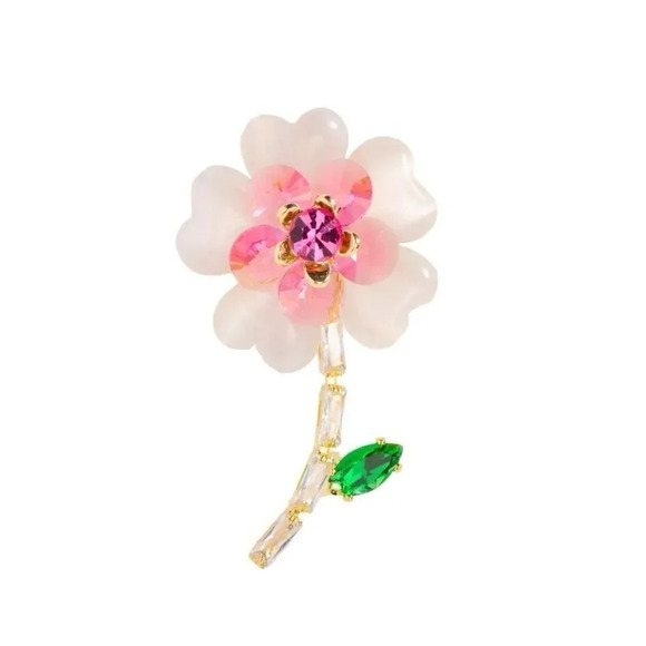 VQ Flower Brooch - Picture 6 of 8